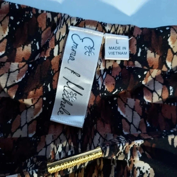 Emma & Michele Womens Dress L  Snake Pattern. - Picture 10 of 10